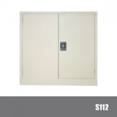 EG S112- Half Height Cupboard with Steel Swinging Door  | Low Cabinet